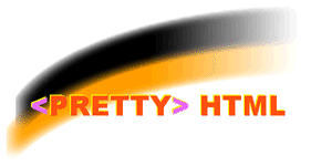 Pretty HTML logo